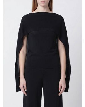 Alberta Ferretti Viscose Top With Panel - Blue