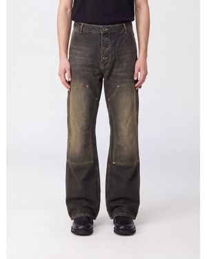 Off-White c/o Virgil Abloh The Half Arrow Straight-Leg Jeans - Black