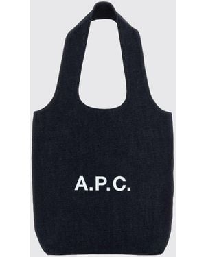 A.P.C. Tote Bag - Blue