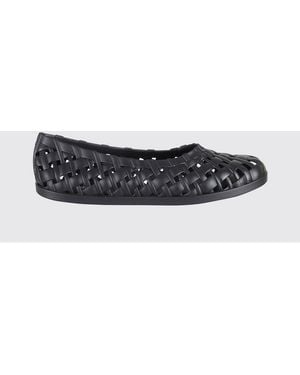 Melissa Possession Woven And Perforated Pvc Flats - White