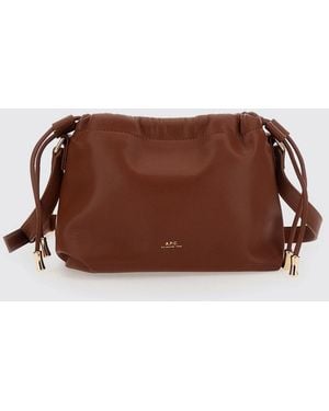 A.P.C. Borsa Ninon - Marrone