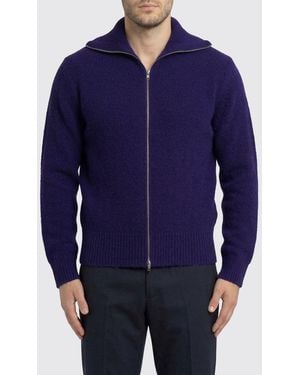 Jil Sander Wool Blend Cardigan - Blue