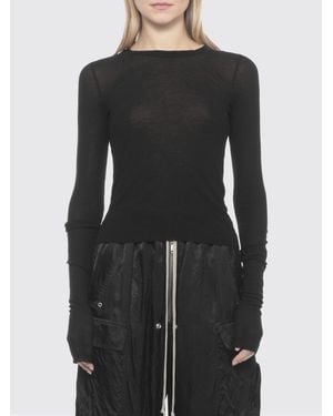 Rick Owens Jersey Mujer - Negro
