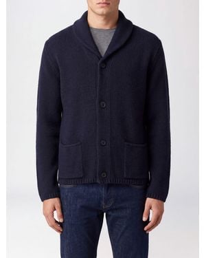 The Row Cardigan Mit Schalkragen Aus Kaschmir- Und Baumwollmischung - Blau