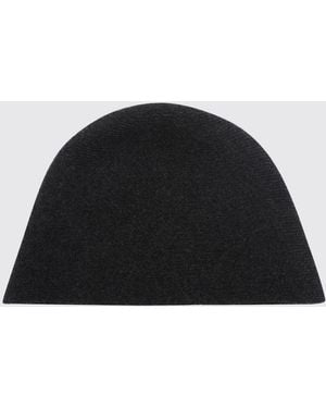 Uma Wang Bonnet Beanie En Pur Cachemire Au Design Minimaliste - Noir