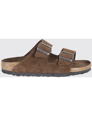 Birkenstock Arizona Suede Sandals - Brown