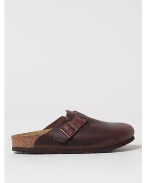 Birkenstock Boston Oiled Leather Clogs - Brown