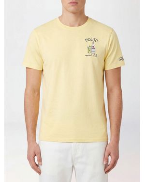 MC2 Saint Barth Cotton Crew Neck T-Shirt - Yellow