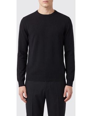 Slowear Virgin Wool Long-Sleeved Crewneck Sweater - Blue