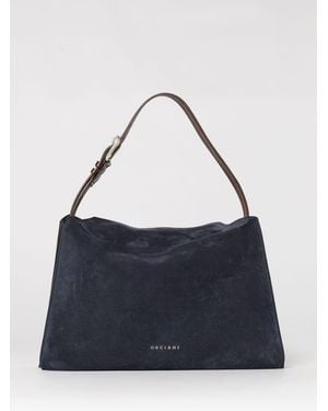 Orciani Sac Porté Épaule Femme - Bleu