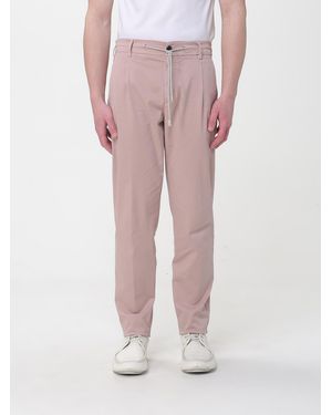Eleventy Slim Fit Cotton Blend Trousers - Pink