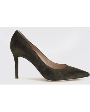 Gianvito Rossi Gianvito Wildlederpumps Mit Stilettoabsatz - Grün