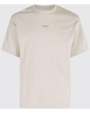 Drole de Monsieur Cotton T-Shirt With Logo - White