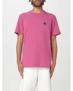 Belstaff T-Shirt Con Logo - Rosa