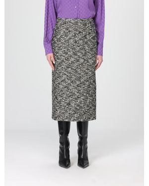 Gucci Tweed Midirock - Grau