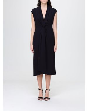 Hanita Draped Dress - Blue