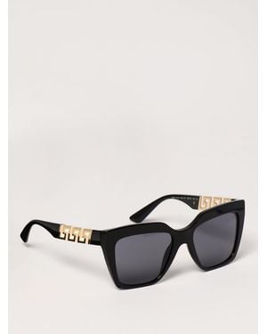 Versace Greca Sunglasses - Black