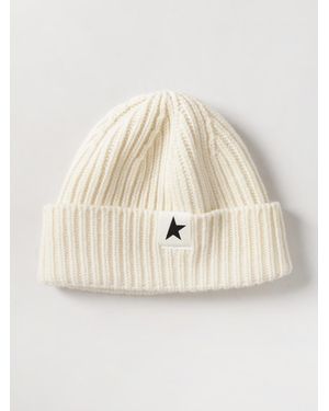Golden Goose Ribbed Wool Hat - Natural