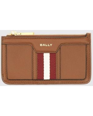 Bally Portacarte Di Credito - Marrone