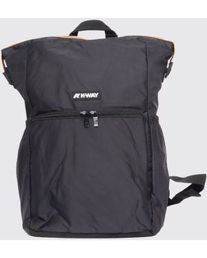 K-Way The Maizy Nylon Backpack With Logo - Blue