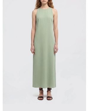 Aspesi Basic Silk Dress - Green