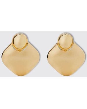 FEDERICA TOSI Diamond-Shaped Dangling Earrings - White