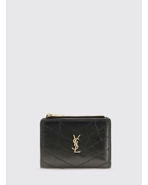 Saint Laurent Geldbörse Damen - Schwarz