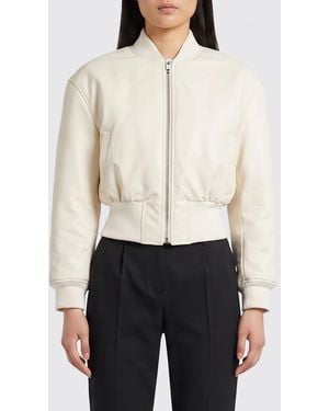Balenciaga Polyester Bomber Jacket - White