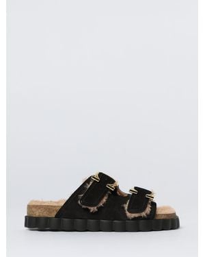 Ferragamo Flat Sandals - Black