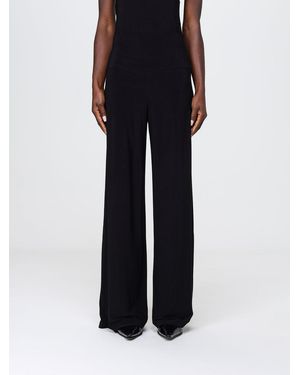 Norma Kamali Jersey Straight Pants - Black