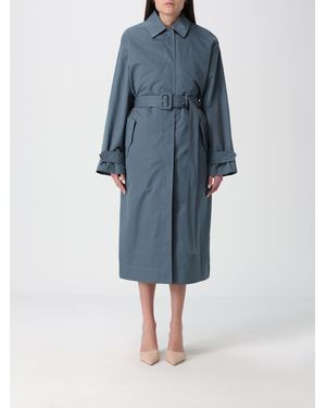 Fendi Cotton Gabardine Raincoat - Blue