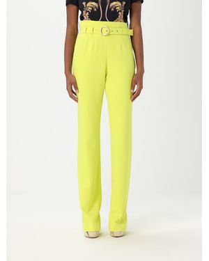 Just Cavalli Highwaisted Belted Pants - Yellow