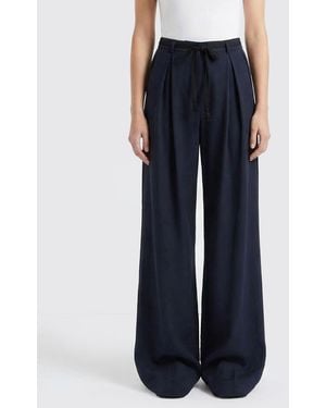 Barena Pantalones Mujer - Azul