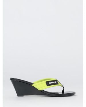 Coperni Neoprene Wedge Sandal - Green