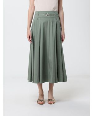 Liu Jo Falda De Mezcla De Algodón - Verde