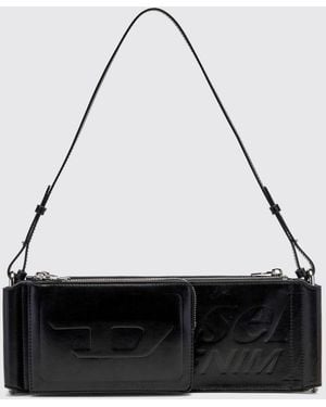 DIESEL Borsa A Spalla Flag-D Modello Utility - Nero