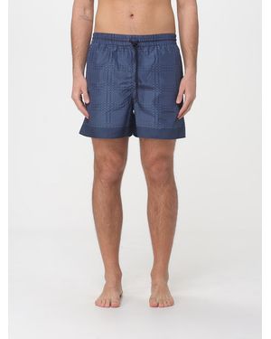 Gucci Bedruckter Polyester Badeanzug - Blau