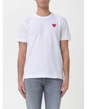 COMME DES GARÇONS PLAY Comme Des GarÇ Ons Play Cotton T-Shirt With Logo - White