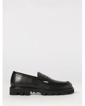 Collegium Klassische Loafers Aus Kalbsleder Mit Gezahnter Sohle - Weiß