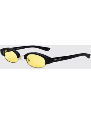 McQueen Am0534S Acetate Sunglasses - White