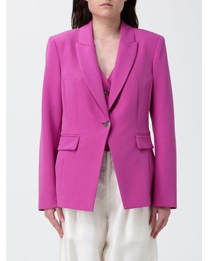 Liu Jo Single-Breasted Polyester Blazer - Pink