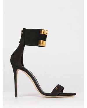 Elisabetta Franchi Suede Sandal - Black