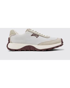 Camper Drift Trail Recycled Polyester And Suede Trainers - White