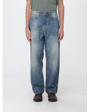 Our Legacy Our Third Cut Mid-Rise Wide-Leg Cotton Denim Jeans - Blue