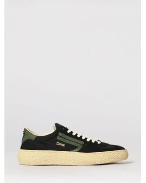 PURAAI 1.01 Vintage Nylon- Und Vegane Leder-Sneakers - Schwarz