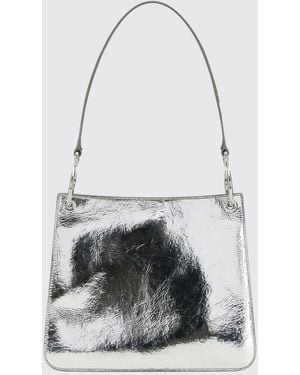 Jil Sander Otto Laminated Leather Bag - White
