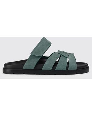 Doucal's Suede Sandals - Green