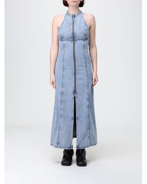 ARMANI EXCHANGE Denim Midi Dress - Blue