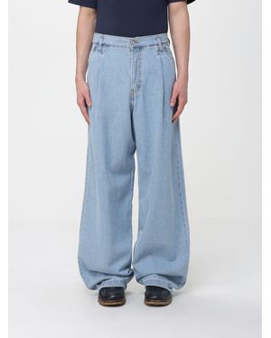 Dries Van Noten Wide Leg Jeans - Blue