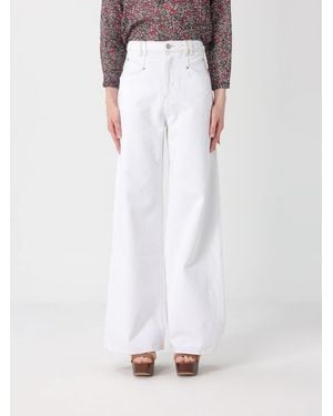 Isabel Marant Lemony Denim Jeans - White
